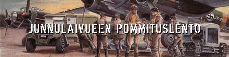 Junnulaivueen pommituslento. Junnulaivueen pommituslento.