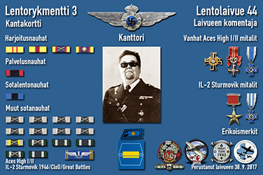 Lentolaivue 44:n vt. komentaja LLv44_Kanttori.